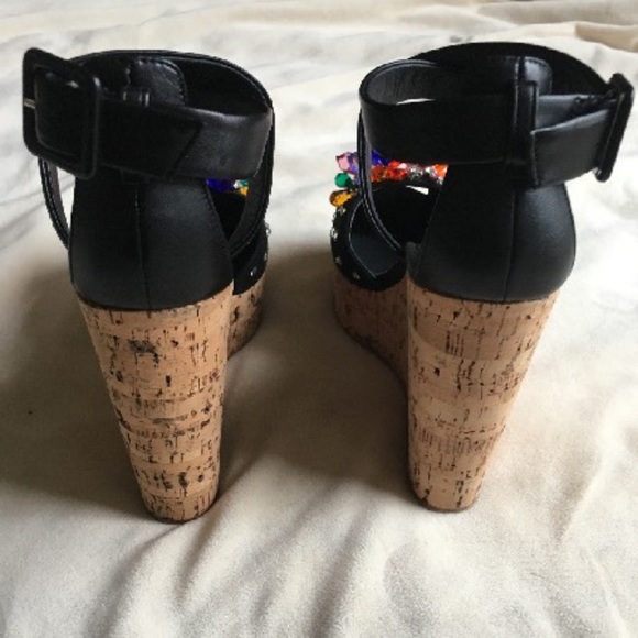 BRAND NEW! Giuseppe Zanotti - Roz 90 Wedge Sandals US 5 | IT 35 (NIB) - Picture 5 of 6